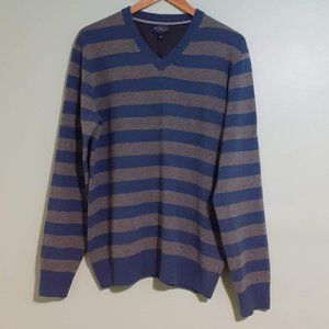 WARM  & NON-ITCHY LAMBSWOOL VNeck Pullover Sweater, Large with measurements